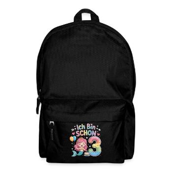 I'm already 3 Mermaid Birthday - Backpack - black - Front