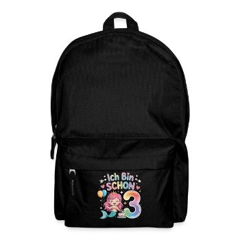 I'm already 3 Mermaid Birthday - Backpack - black - Front