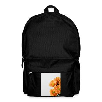 Daisy Orange Floral - Backpack - black - Front