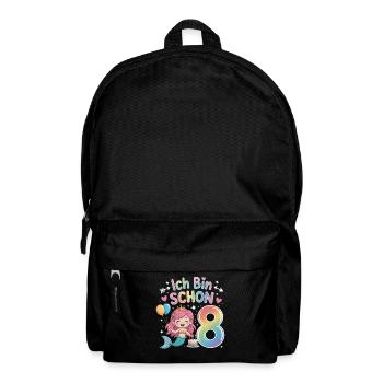 I'm already 8 Mermaid Birthday - Backpack - black - Front