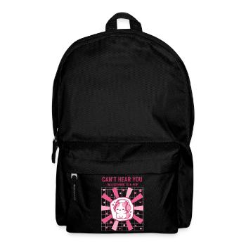 Ich kann dich nicht hören, ich höre Kpop süßen koreanischen Pop - Rucksack - Schwarz - Vorne