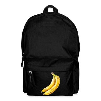 Banane Aquarell - Rucksack - Schwarz - Vorne