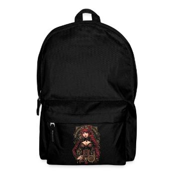 Steam Punk Beautiful Women Steampunk - Backpack - black - Front
