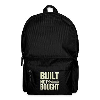 Built Not Bought Screwdriver Statement - Backpack - black - Front