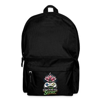 Connect to your inner Server - Gamer Yoga - Backpack - black - Front