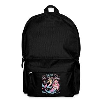 Cette sirène a deux ans de filles pour ses 2 ans - Sac à dos - noir - Devant