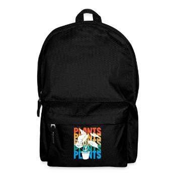 Retro-pflanzen Pflanzenliebhaber Sukkulenten - Rucksack - Schwarz - Vorne