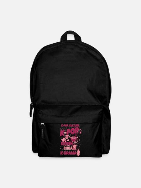 Culture K-Pop Ramen Boba K Drame Musique coréenne Amour - Sac à dos - noir