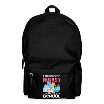 I Survived Pharmacy School Funny - Backpack - black - Front