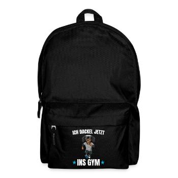 Workout I'm going to the gym now - Backpack - black - Front