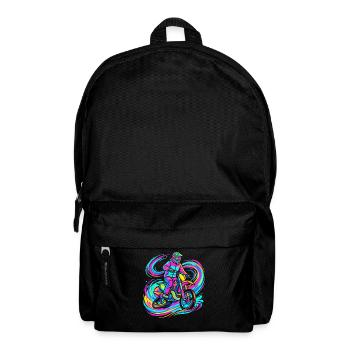 Motocross Fahrer - Rucksack - Schwarz - Vorne