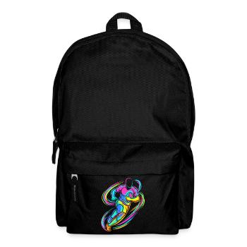 Rugby player - Backpack - black - Front