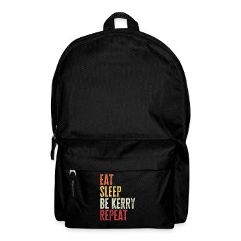 Eat Sleep Be Kerry Repeat Retro Name - Backpack - black - Front