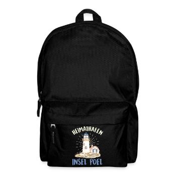 Baltic Sea Holiday HEIMATHAFEN INSEL POEL Lustig - Backpack - black - Front