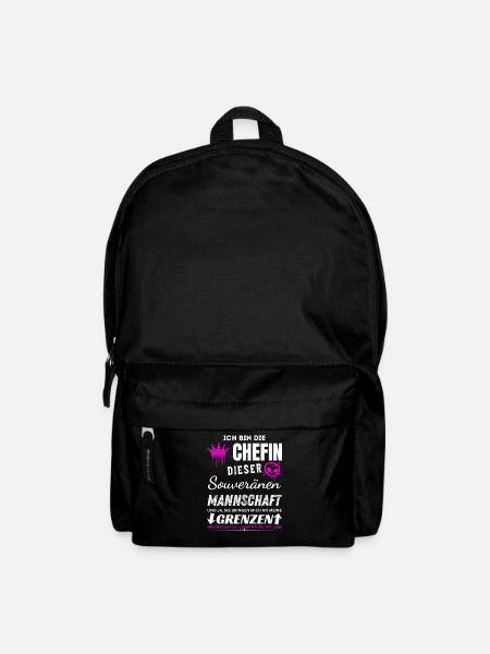 Chefin der Souveränen Mannschaft Chefin Geschenke - Backpack - black