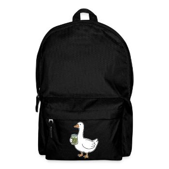 Baissez-vous avec des concombres en bocal Mason - Sac à dos - noir - Devant
