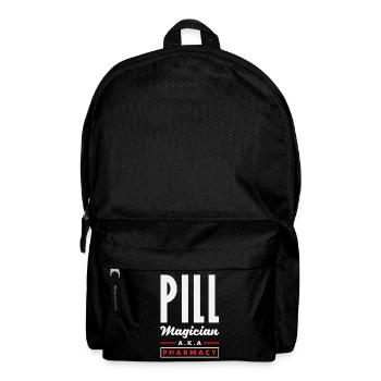 Pill magician, pharmacist, pharmacy technician - Backpack - black - Front