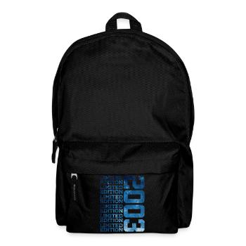 LIMITED EDITION 2003 23 JAHRE 23. GEBURTSTAG - Rucksack - Schwarz - Vorne
