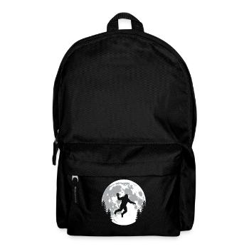 Bigfoot Handballspieler Mond - Rucksack - Schwarz - Vorne