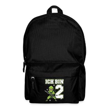 I'm 2 Ninja 2nd Birthday Green Karate - Backpack - black - Front