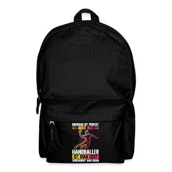 Handball Liebhaber Handball Sport Spieler Handball - Rucksack - Schwarz - Vorne