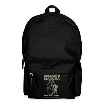 Morning Matcha Club Rise And Shine Just Whisk It - Backpack - black - Front