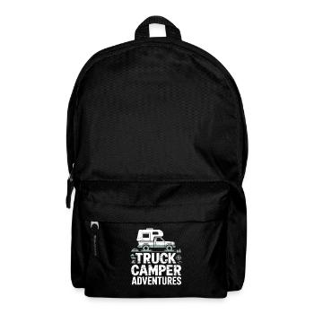 Truck Camper Adventures Offroad Camping Wohnmobil - Rucksack - Schwarz - Vorne