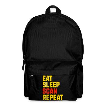 Gift T-Shirt Seller EAT SLEEP SCAN REPEAT - Backpack - black - Front