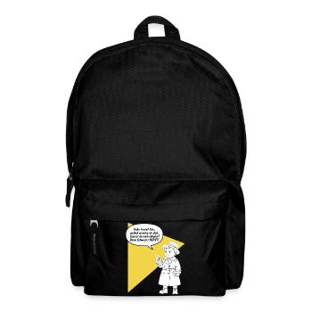 Bonjour tante - tu décroches ? Ta sœur est drôle et agaçante - Sac à dos - noir - Devant