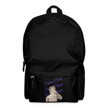 Future Classic – Retro Art Style - Backpack - black - Front