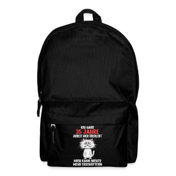 35th Anniversary of the Company Service Anniversary of Work - Backpack - black - Front