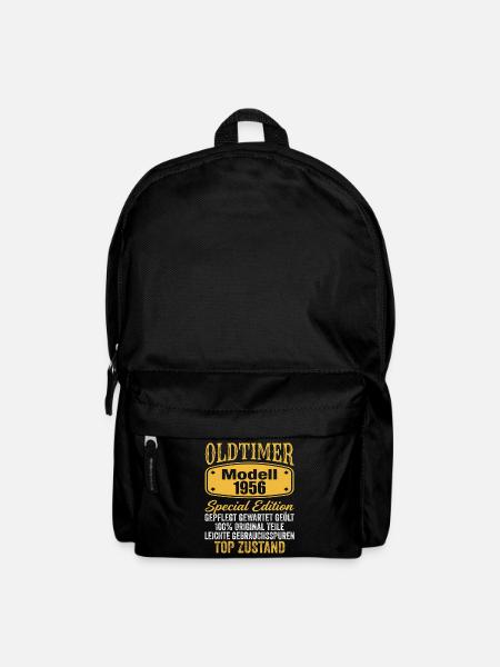 70. Geburtstag Oldtimer Modell 1956 - Rucksack - Schwarz
