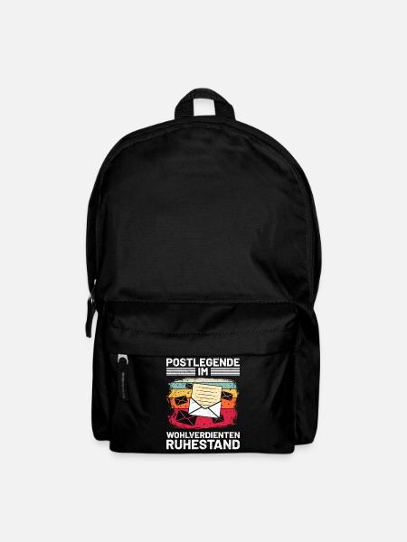 Briefträger POSTLEGENDE IM WOHLVERDIENTEN - Rucksack - Schwarz