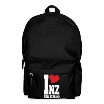 I Love New Zealand NZ Proud New Zealander - Backpack - black - Front