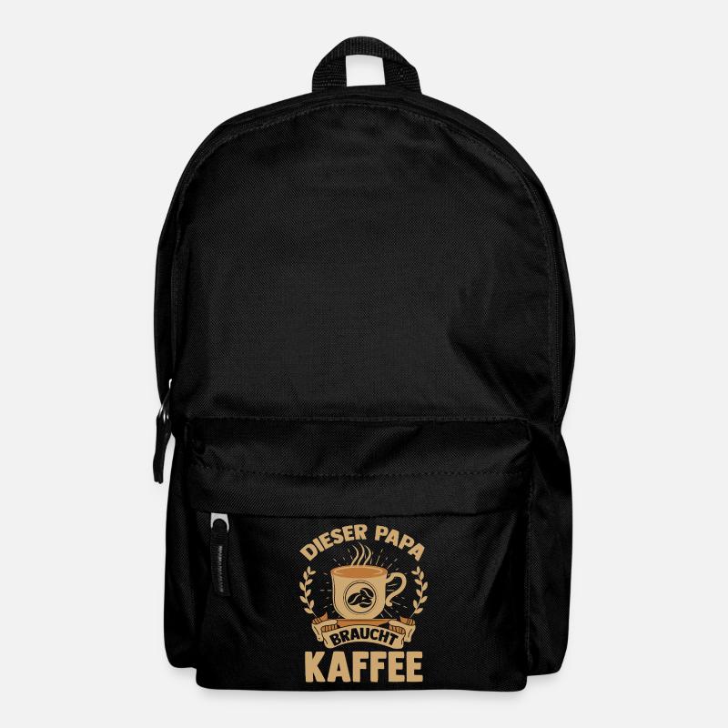 Coffee Father Father's Day Dad - Backpack - black