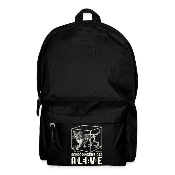 Schrödinger's Cat Dead And Alive - Backpack - black - Front