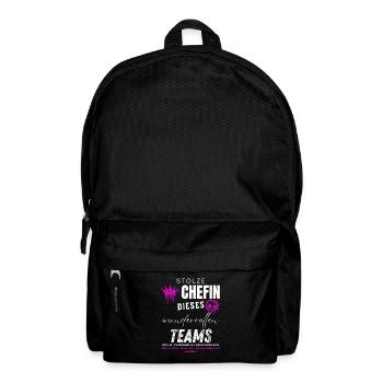 Stolze Chefin wundervolles Team Chefin Geschenke - Backpack - black - Front