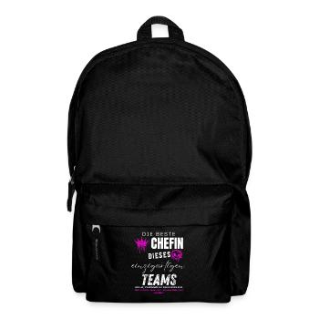 beste Chefin einzigartiges Team Chefin geschenke - Backpack - black - Front