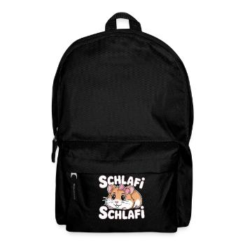 Schlafi Schlafi Hamster Design - Rucksack - Schwarz - Vorne
