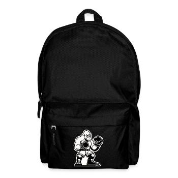 Résumé audacieux du Boxeur Gorilla - Sac à dos - noir - Devant
