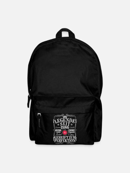 40. Geburtstag Mann Frau 40 Jahre 1986 Deko Lustig - Rucksack - Schwarz