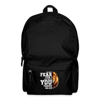 Do Not Fear For I Am With You Isaiah 41:10 Judah - Backpack - black - Front