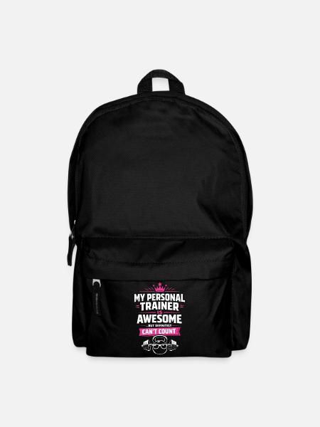 Fitnessstudio, Fitness - Rucksack - Schwarz