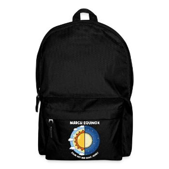 March Equinox Equal Day And Night - Backpack - black - Front