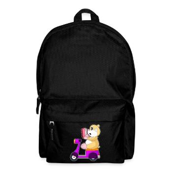 Trottinette de hamster - Sac à dos - noir - Devant