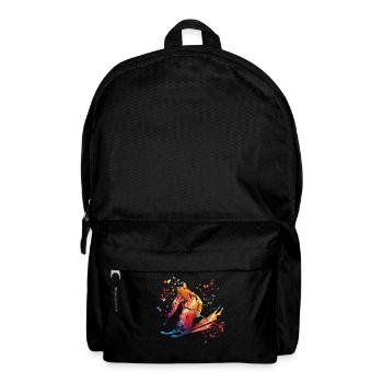 Alpine skiing Winter sports Nordic skiing - Backpack - black - Front