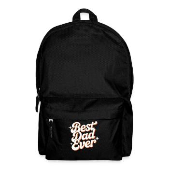 Best Dad Ever - Vatertag Papa Geschenk - Rucksack - Schwarz - Vorne