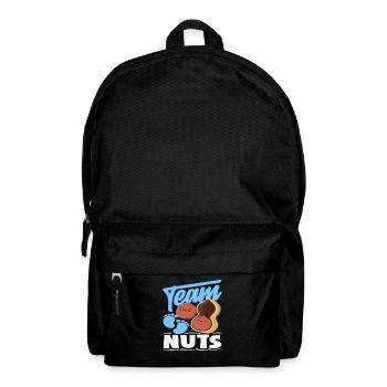 Team Nuts Funny Gender Reveal Boy - Backpack - black - Front