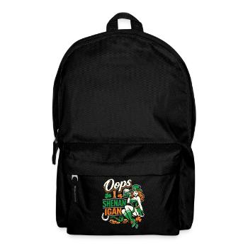 Oops I Shenanigan | Leprechaun St Patrick's Girl - Rucksack - Schwarz - Vorne