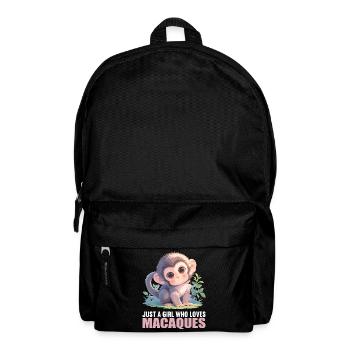 Makaken Makake - Rucksack - Schwarz - Vorne